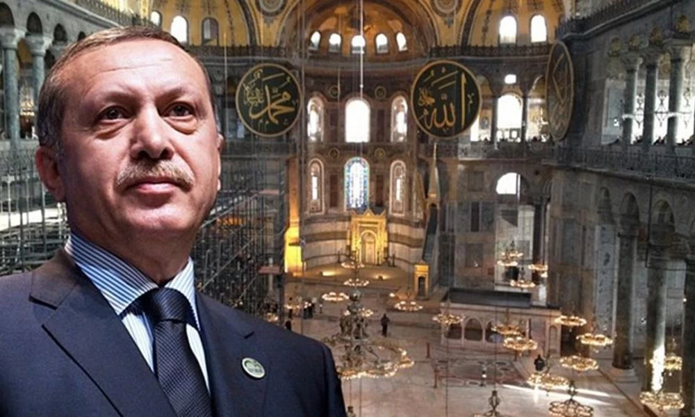 Ανιστόρητες χυδαιότητες Ερντογάν: ¨Αποδώσαμε την Αγία Σοφία στους ιδιοκτήτες της¨…